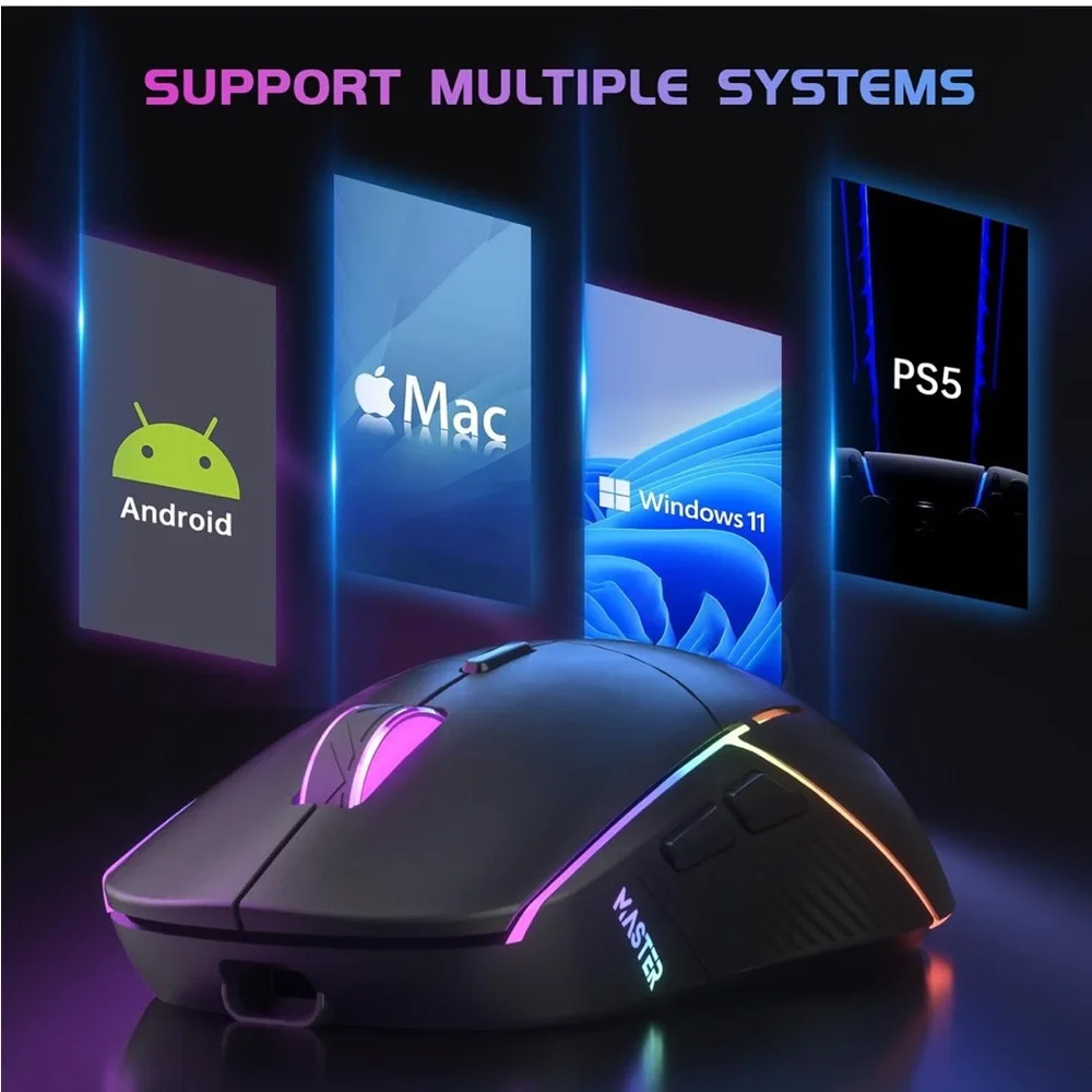 Wireless gaming mouse